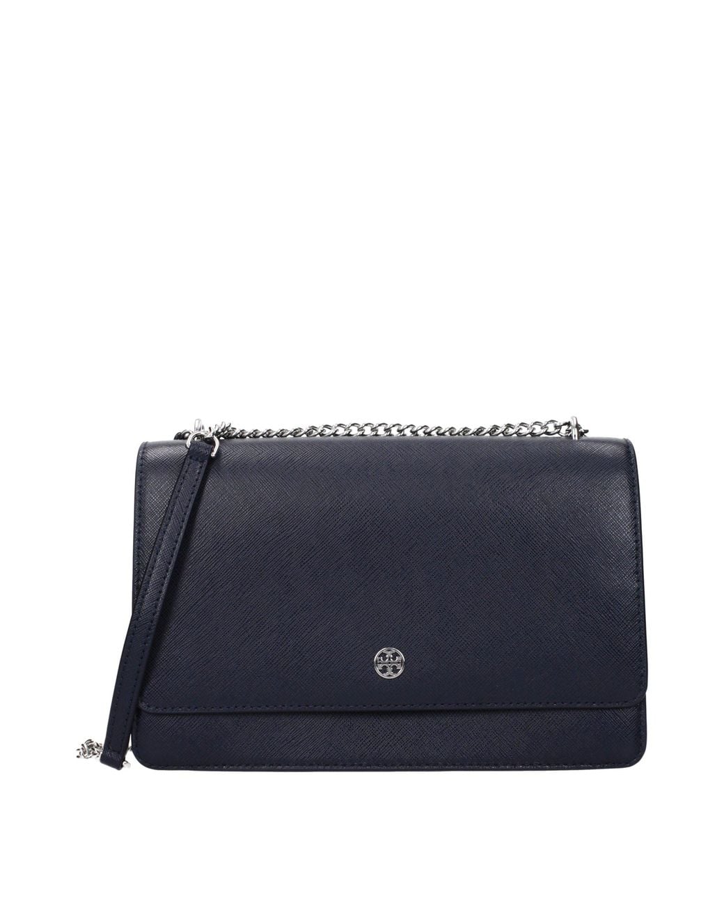 Tory Burch Blue Leather Crossbody Bag