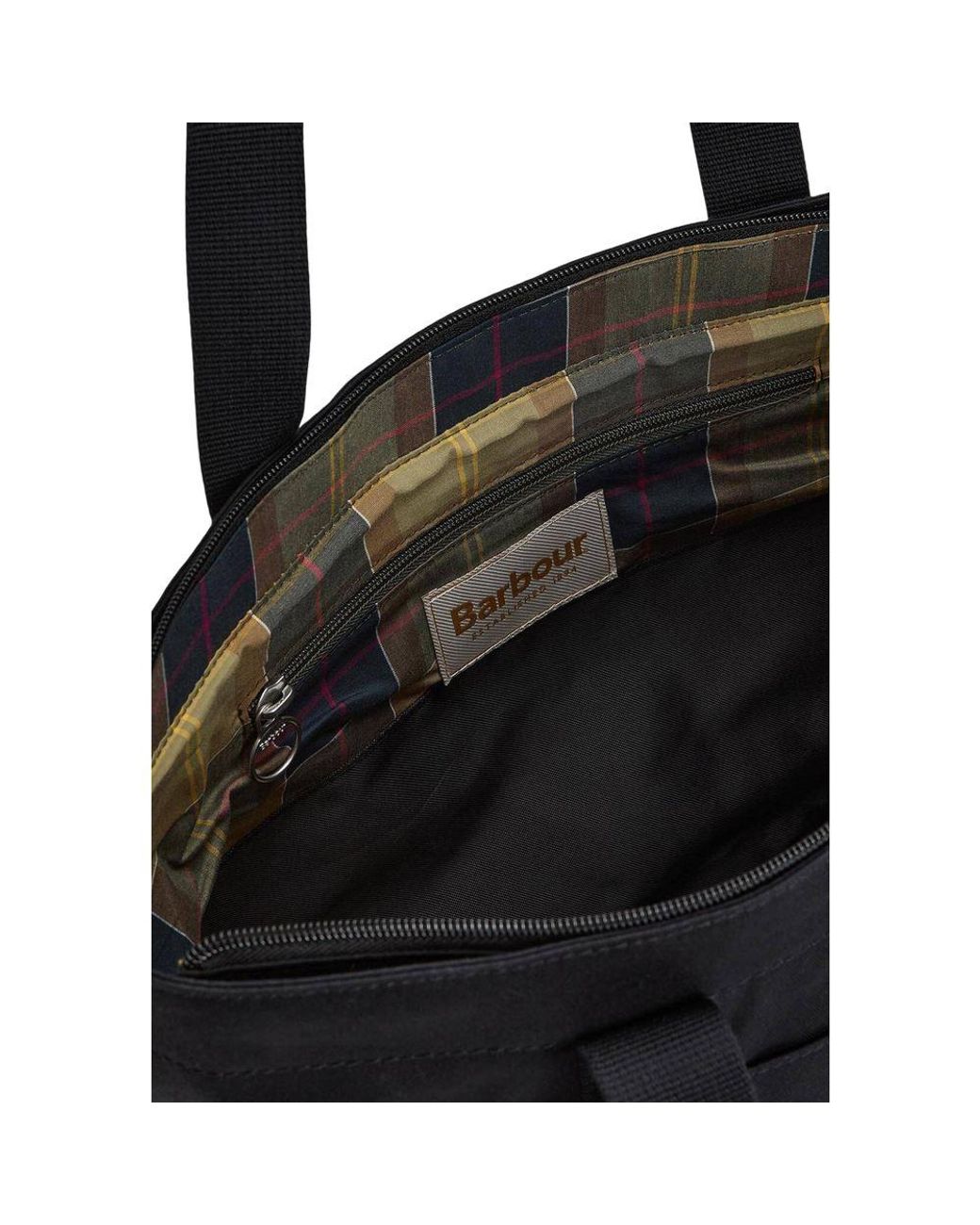 Barbour Black Cotton Handbag