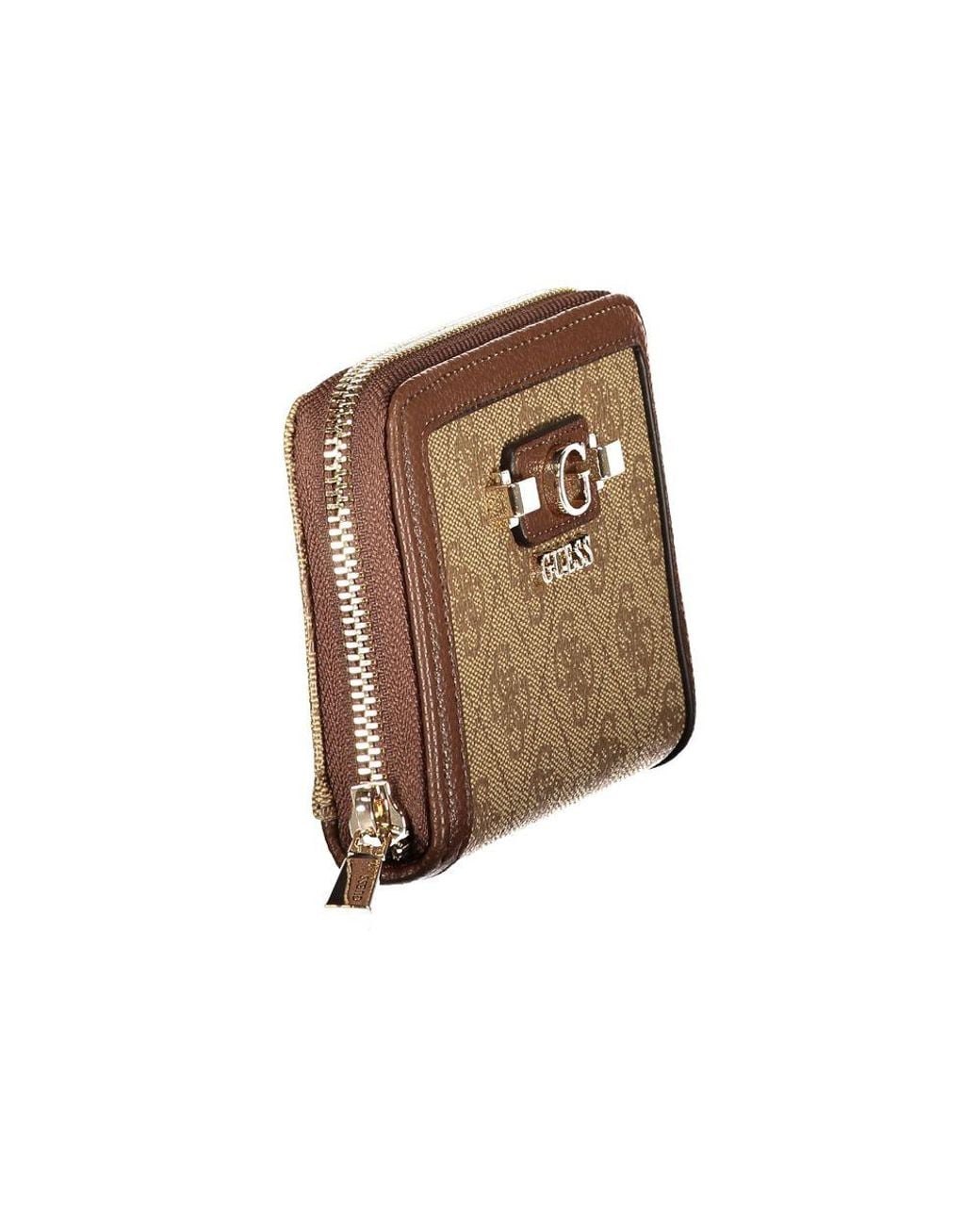 Guess Natural Beige Polyurethane Wallet