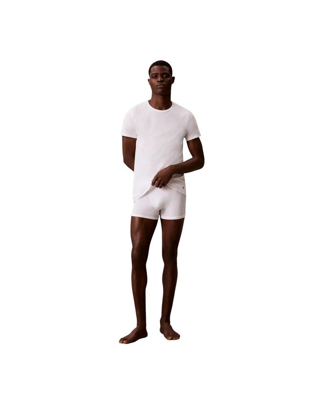 Calvin Klein Blue Cotton Tank Tops for men