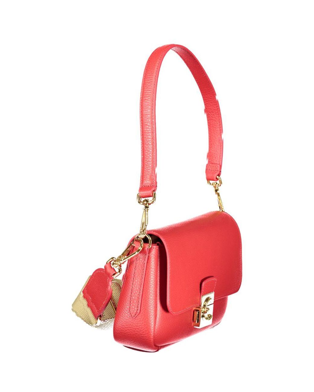 Coccinelle Red Leather Handbag