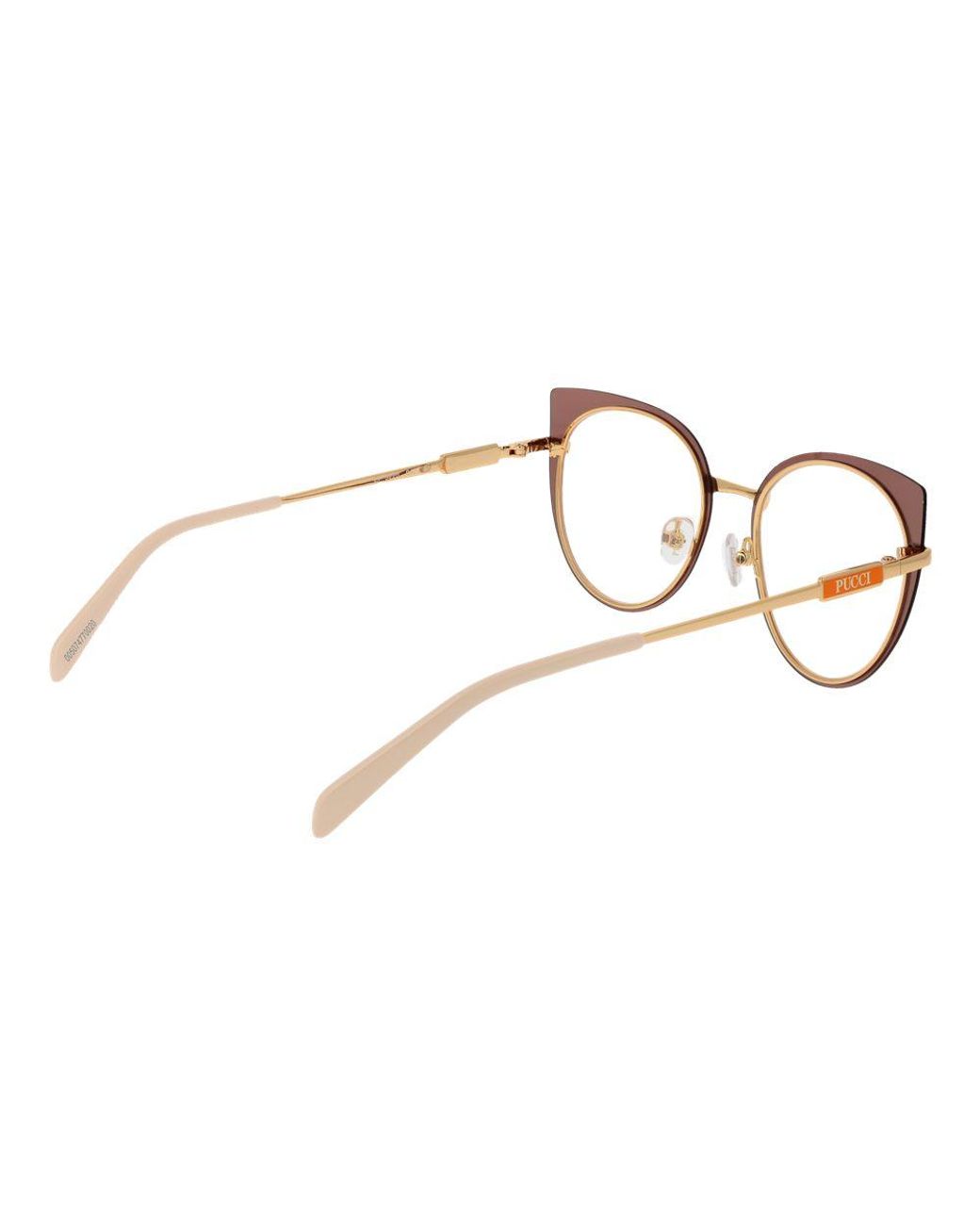 Emilio Pucci Brown Glasses