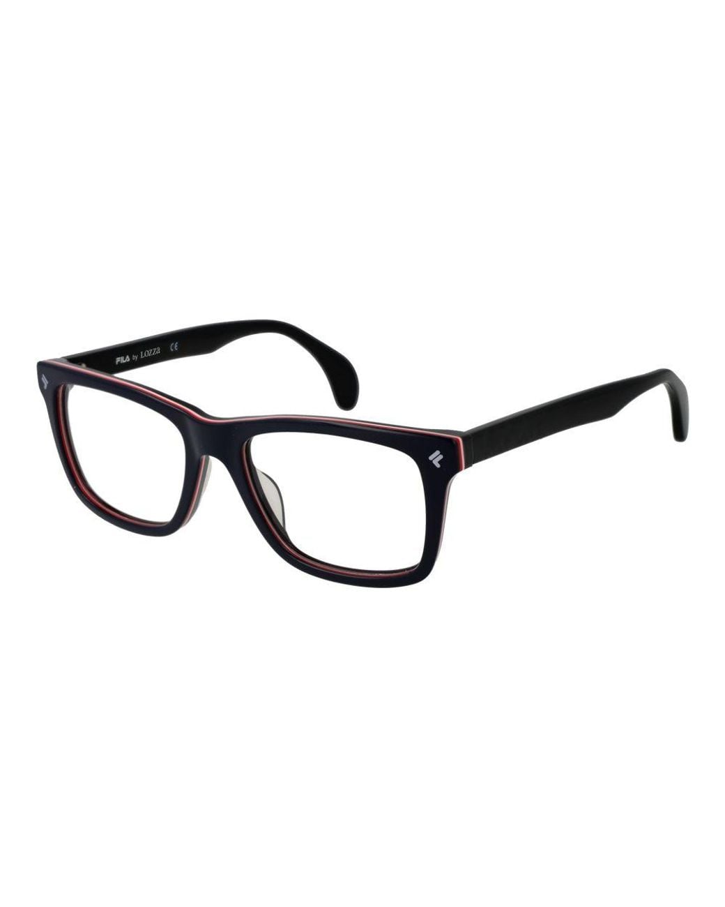 Lozza Black Cellulose Acetate Glasses (Frames) for men
