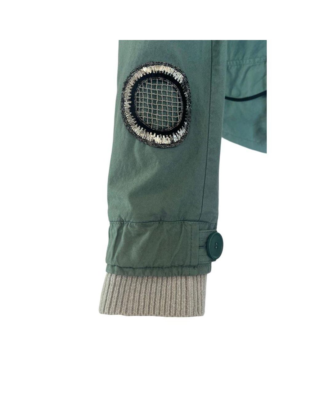 MR & MRS Green Cotton Jacket