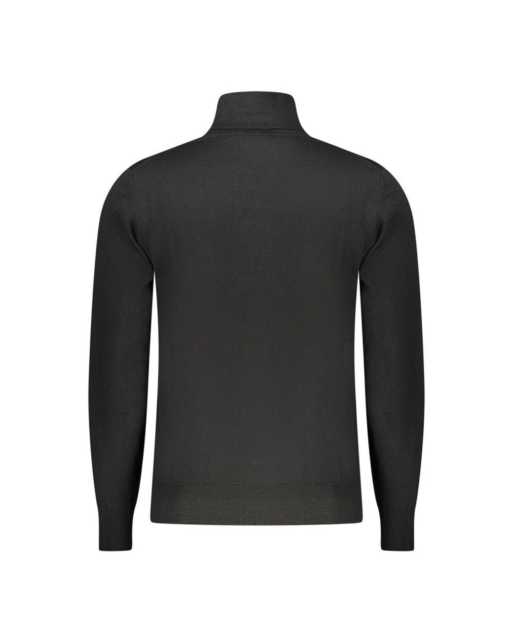 K-Way Black Wool Men Sweater - S for men