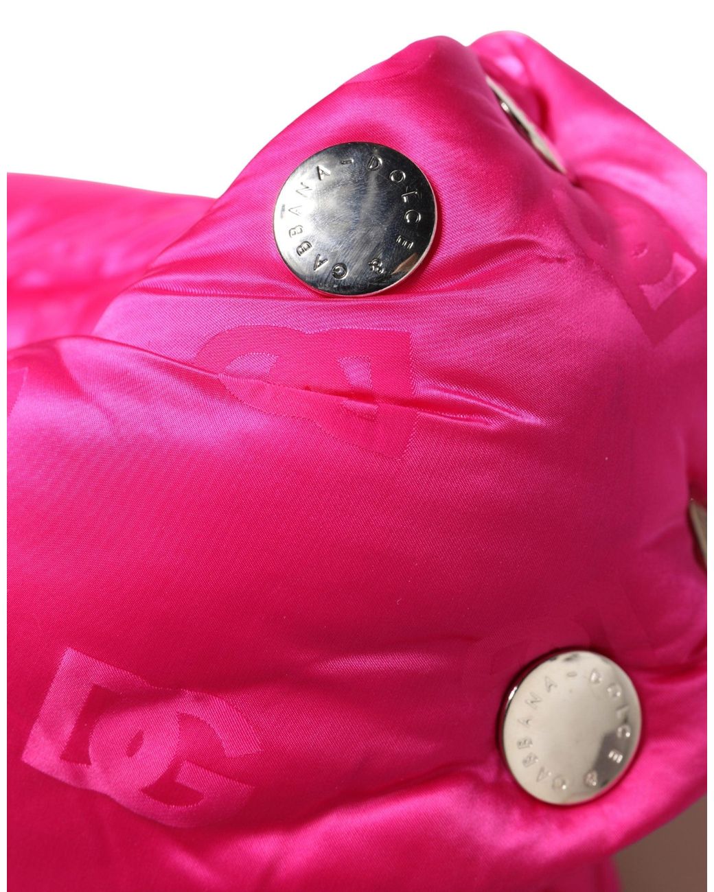 Dolce & Gabbana Pink Logo Print Whole Head Wrap Capello Hat for men