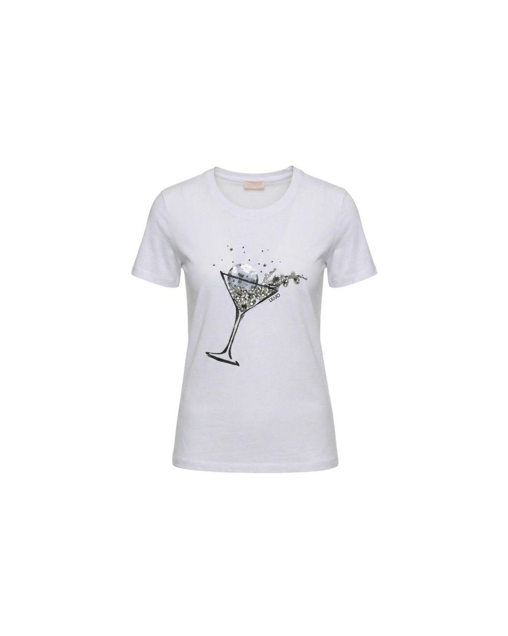 Liu Jo Black Cotton T-Shirt