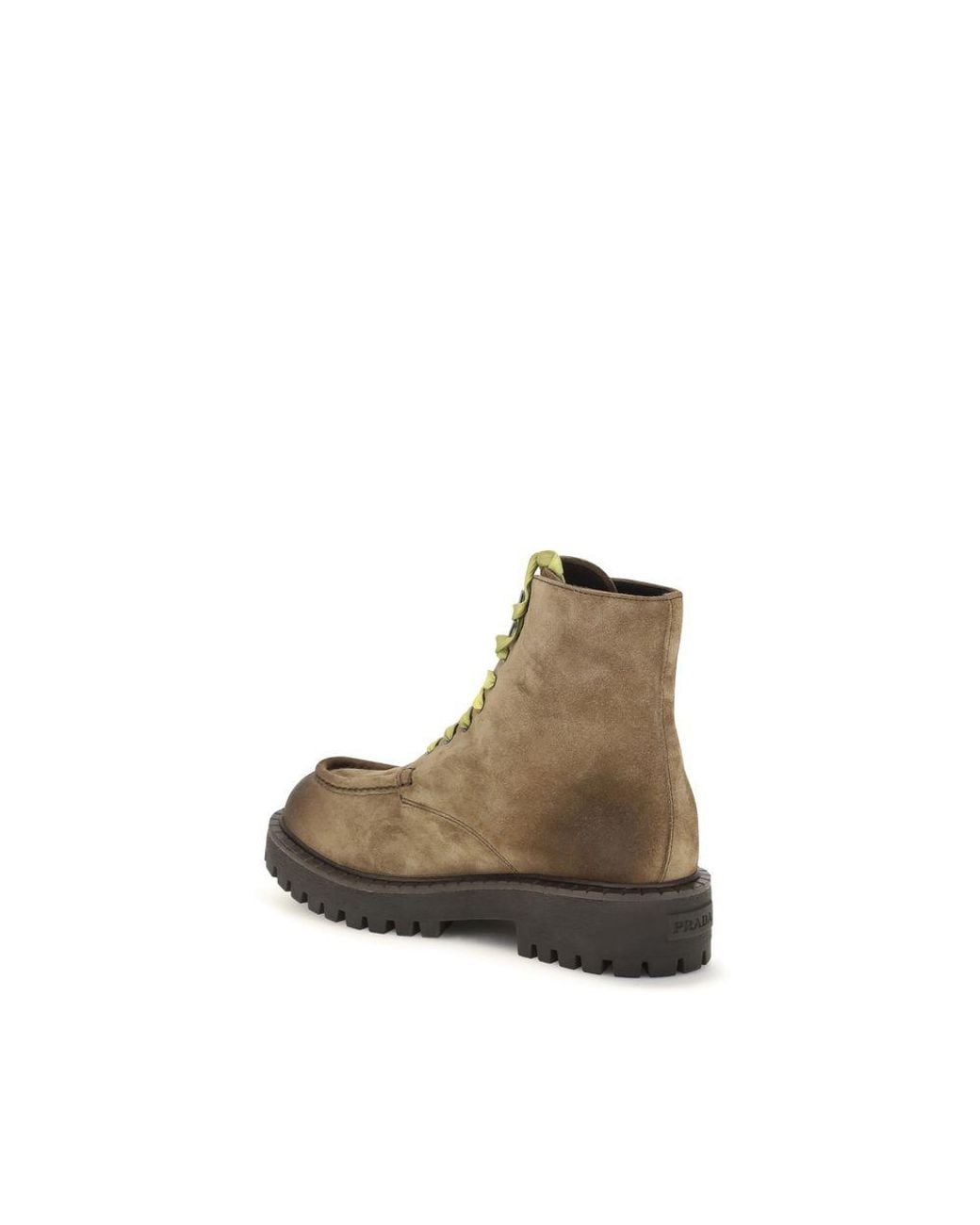 Prada Brown Suede Leather Lace for men