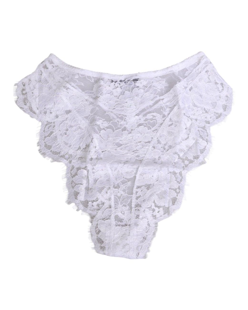 Dolce & Gabbana Purple Floral Lace Low Rise Panty Underwear Viscose Clothing