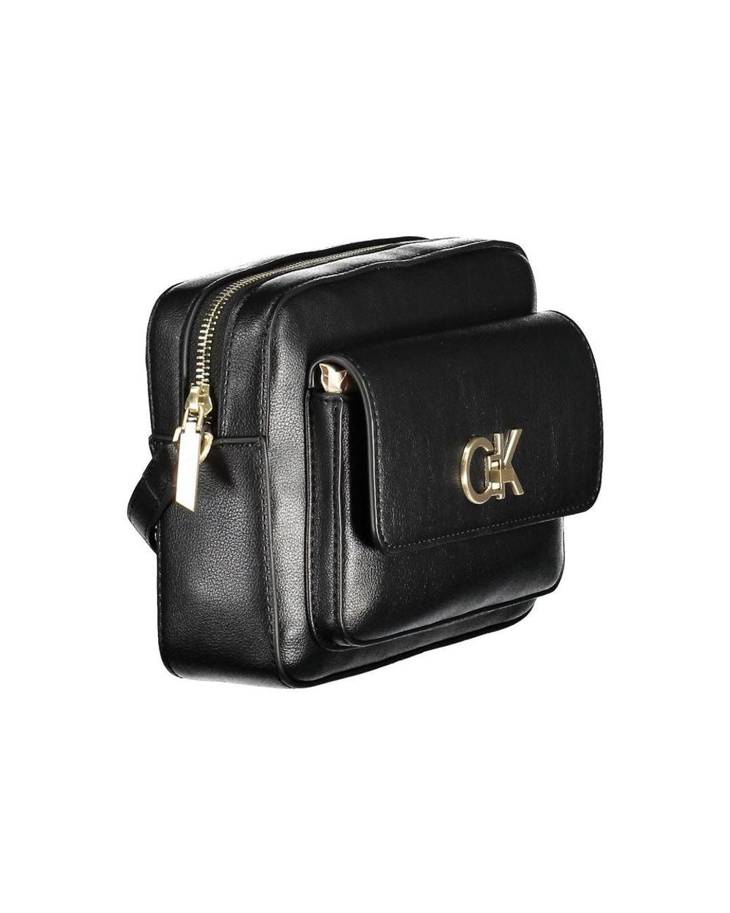 Calvin Klein Black Polyester Handbag