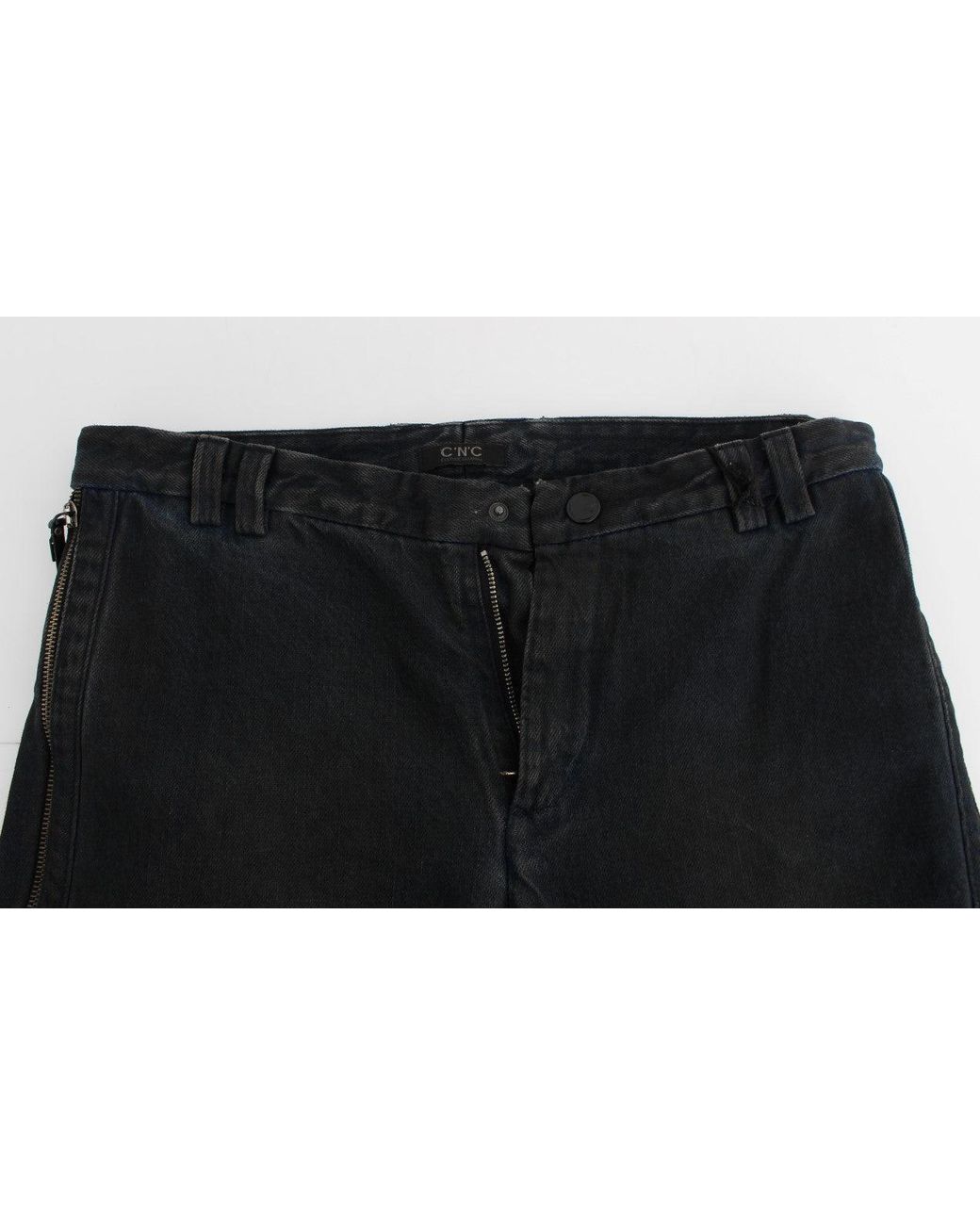 CoSTUME NATIONAL Black Cotton Slim Denim Jeans Blue Sig17918 for men