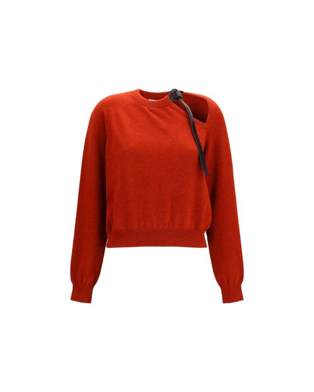 Ferragamo Red Wool Oves Aries Sweatshirt