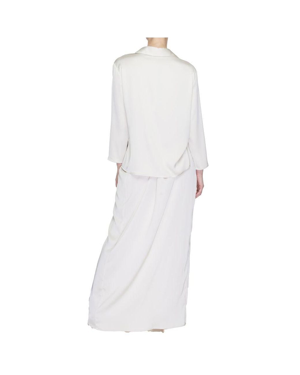 Sandro Ferrone Multicolor Beige Polyester Long Dress