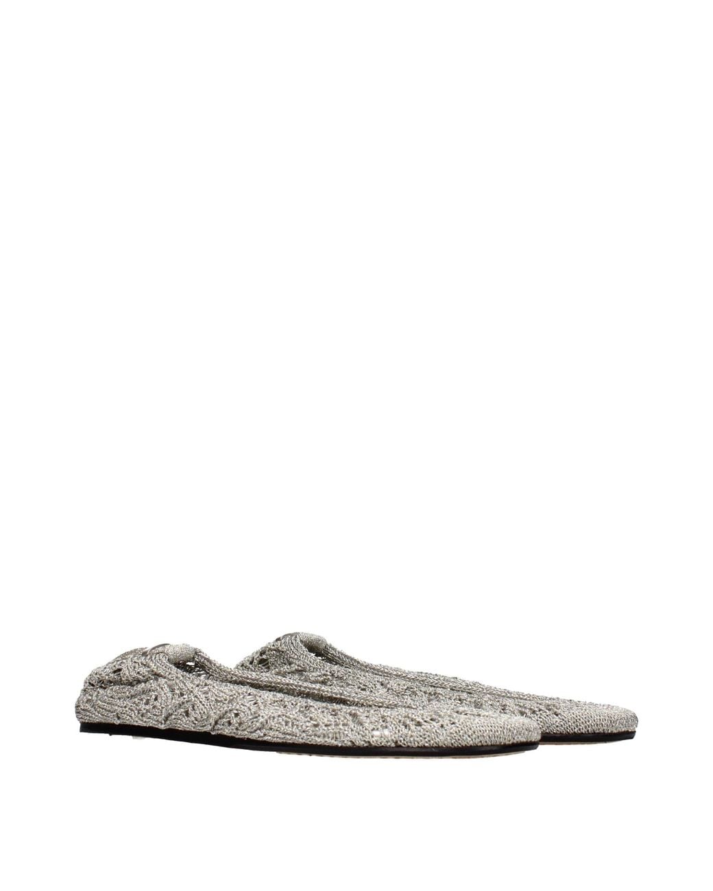 Isabel Marant White Ballerina Fabric