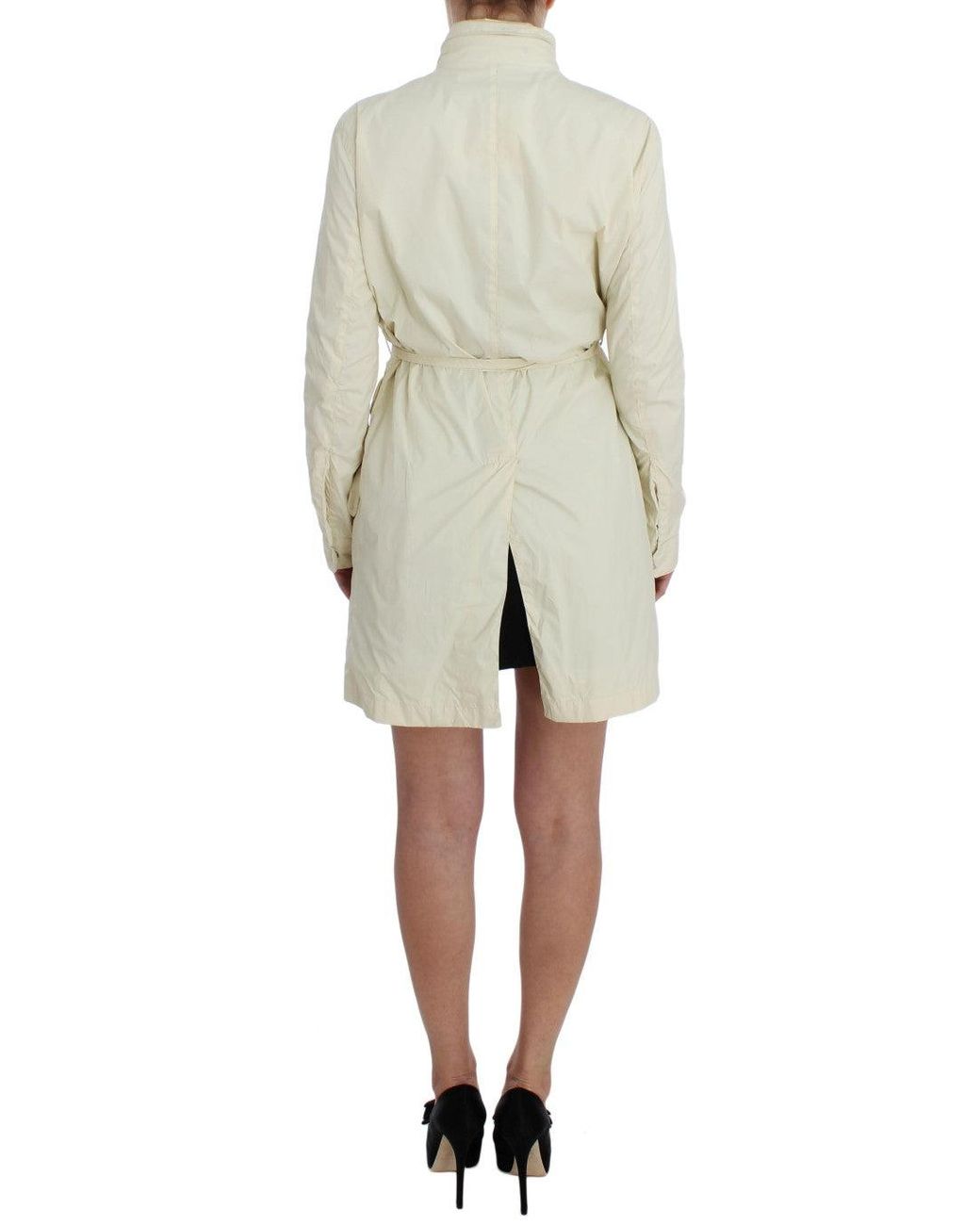 P.A.R.O.S.H. Natural P.A.R.O..H. Weather Proof Trench Jacket Coat