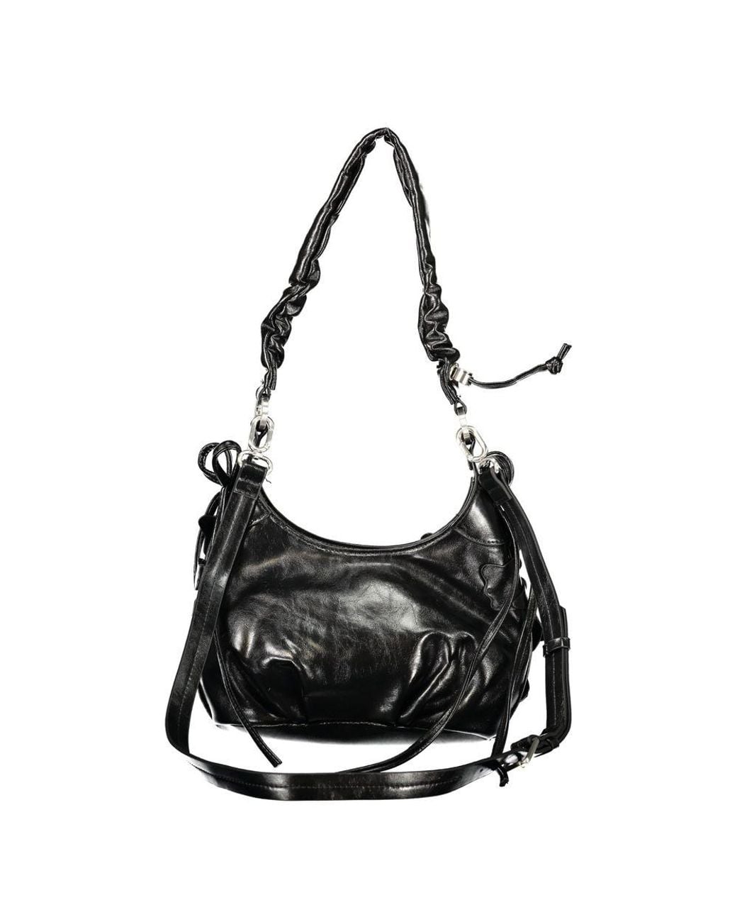 Desigual Black Nero Polyurethane 's Bag With Adjustable Strap