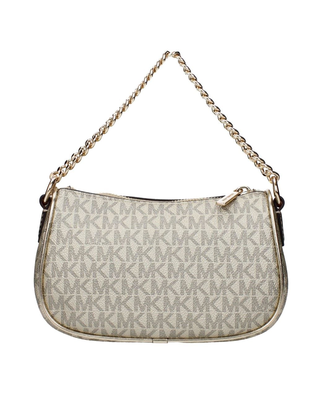 Michael Kors Gray Carmela Fabric Handbag