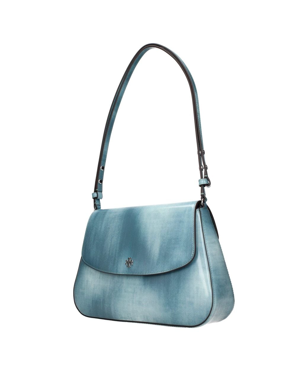Tory Burch Blue Leather Shoulder Bag
