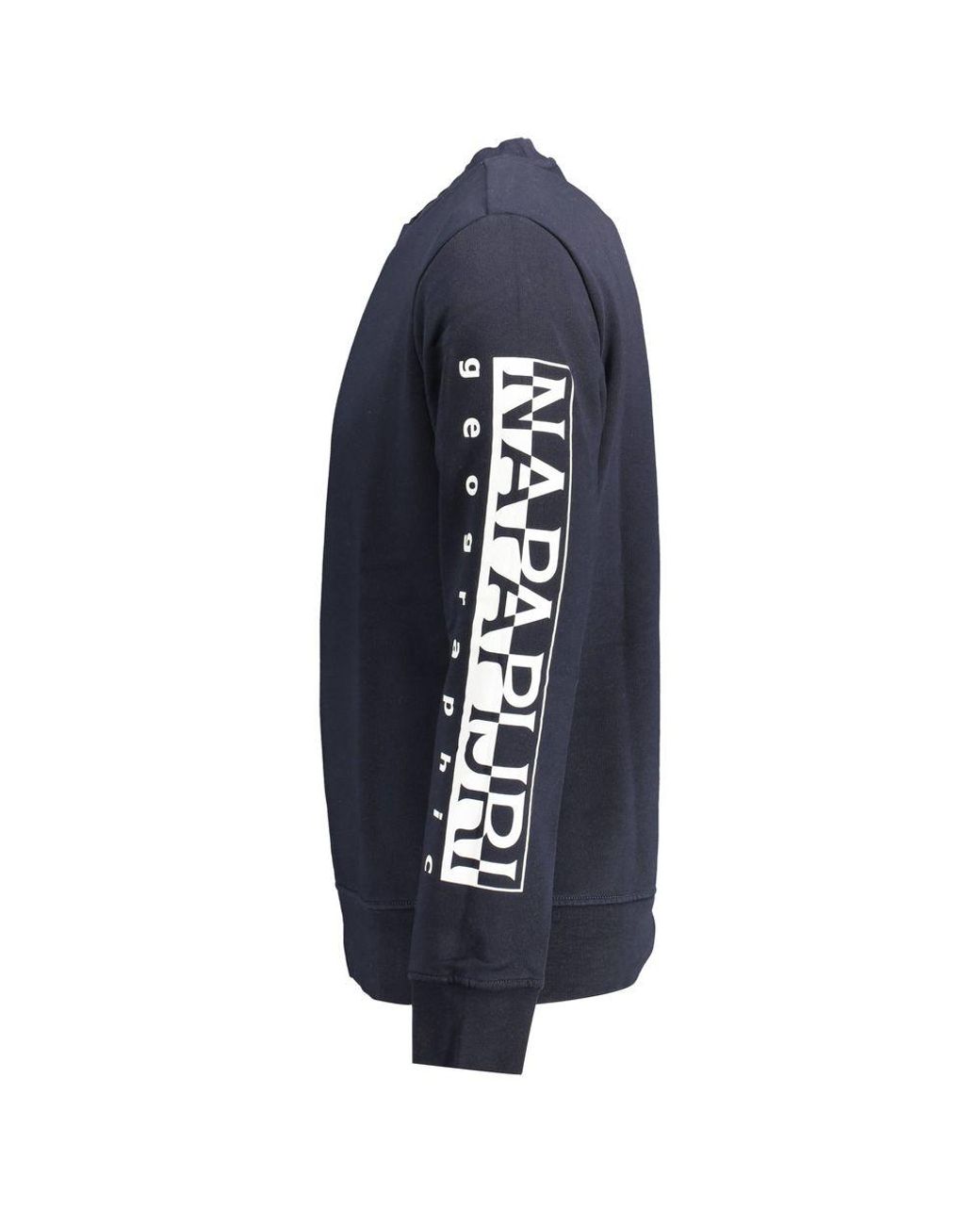 Napapijri Blue Cotton Sweater for men