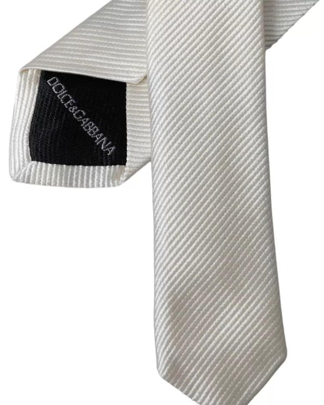 Dolce & Gabbana Gray Slim Necktie Elegant Design for men