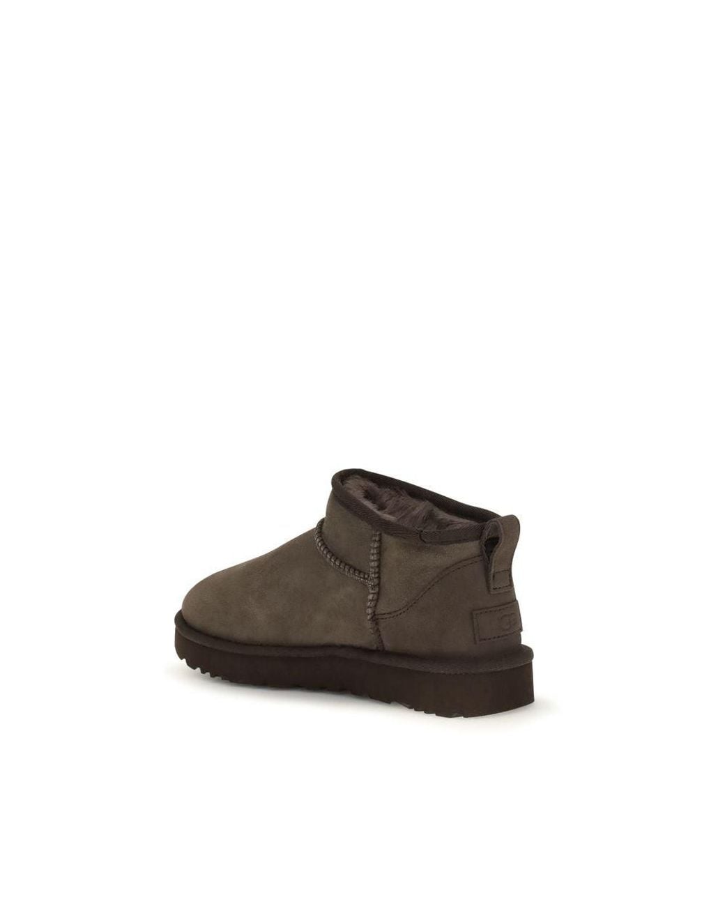 Ugg Brown Suede Leather Ankle Boots