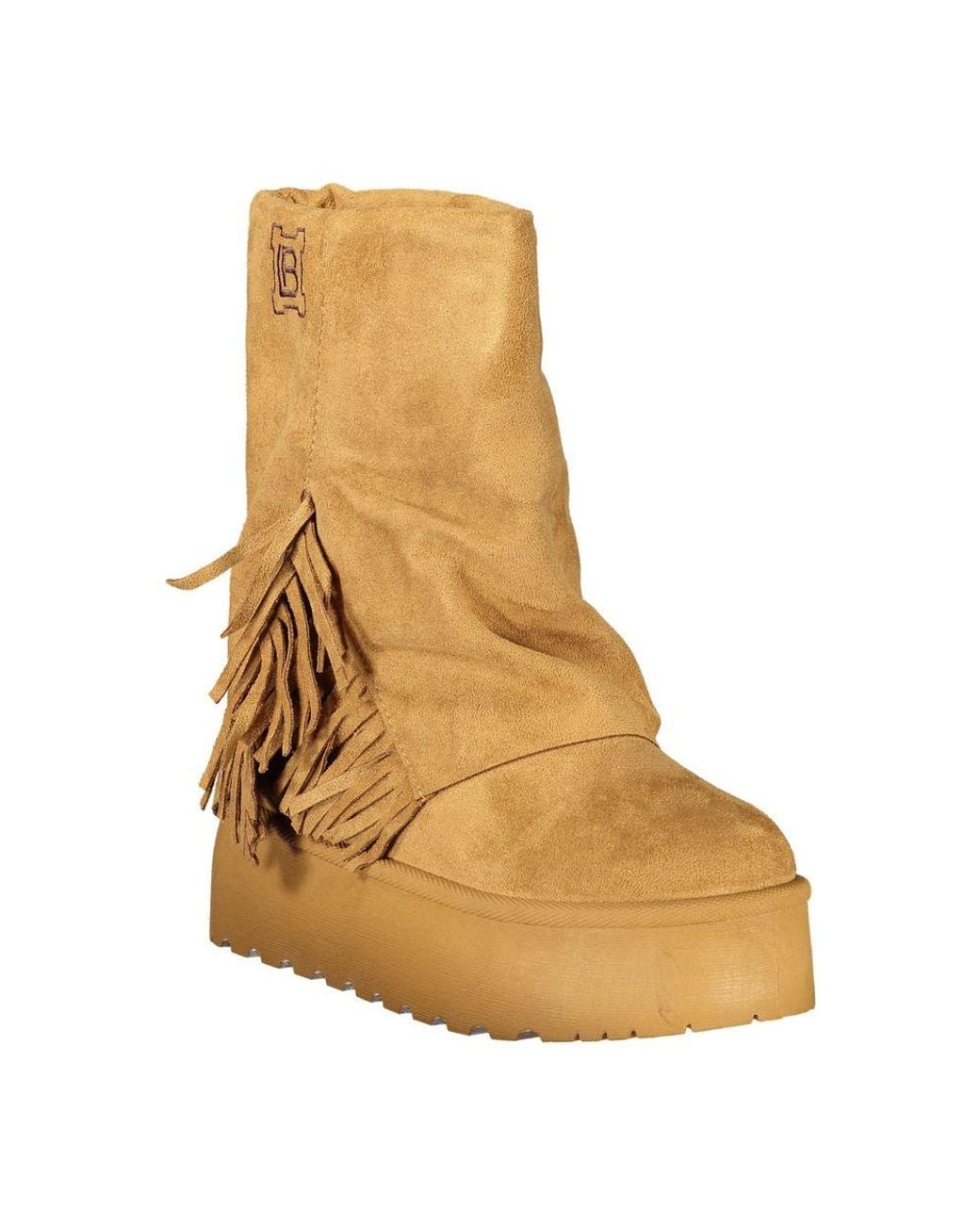 Laura Biagiotti Natural Brown Polyurethane 's Boot
