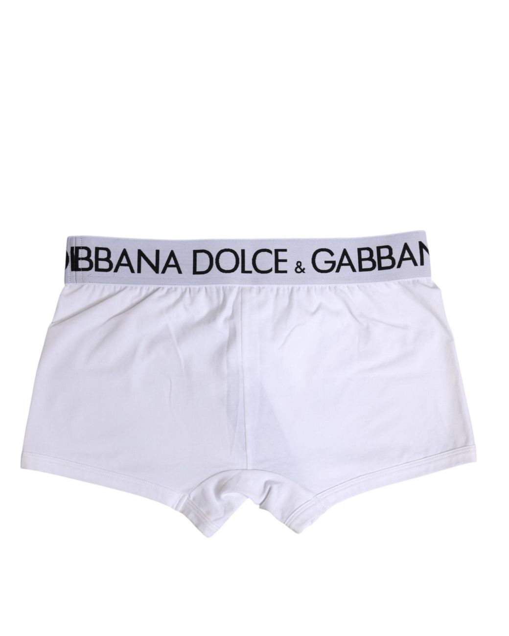 Dolce & Gabbana White Cotton Stretch Regular Boxer Underwear Elastane Clothing for men