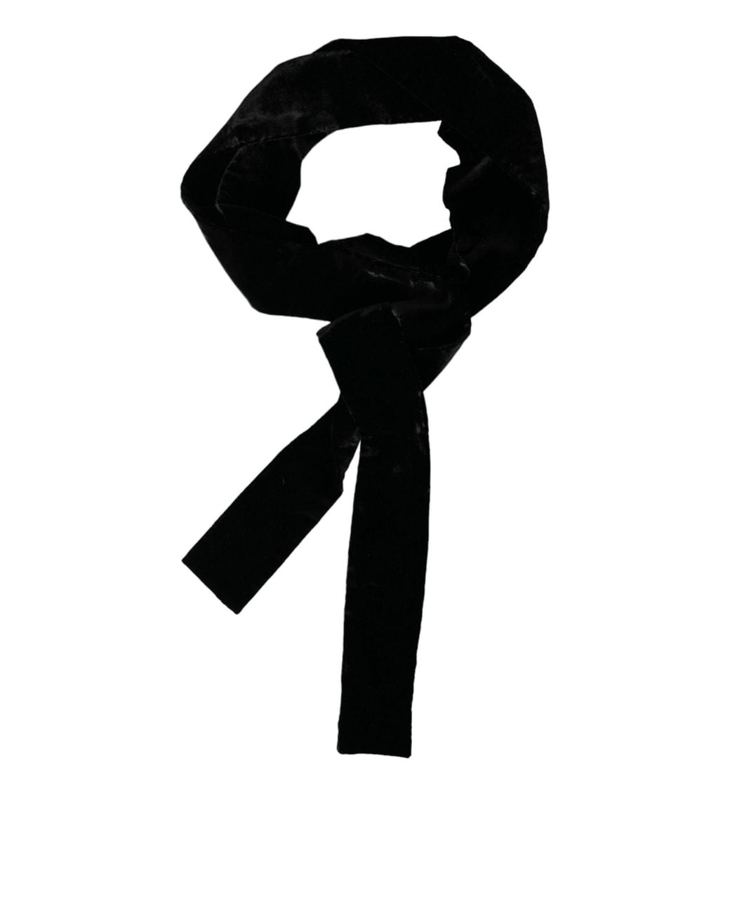 Dolce & Gabbana Black Viscose Wide Waist Belt