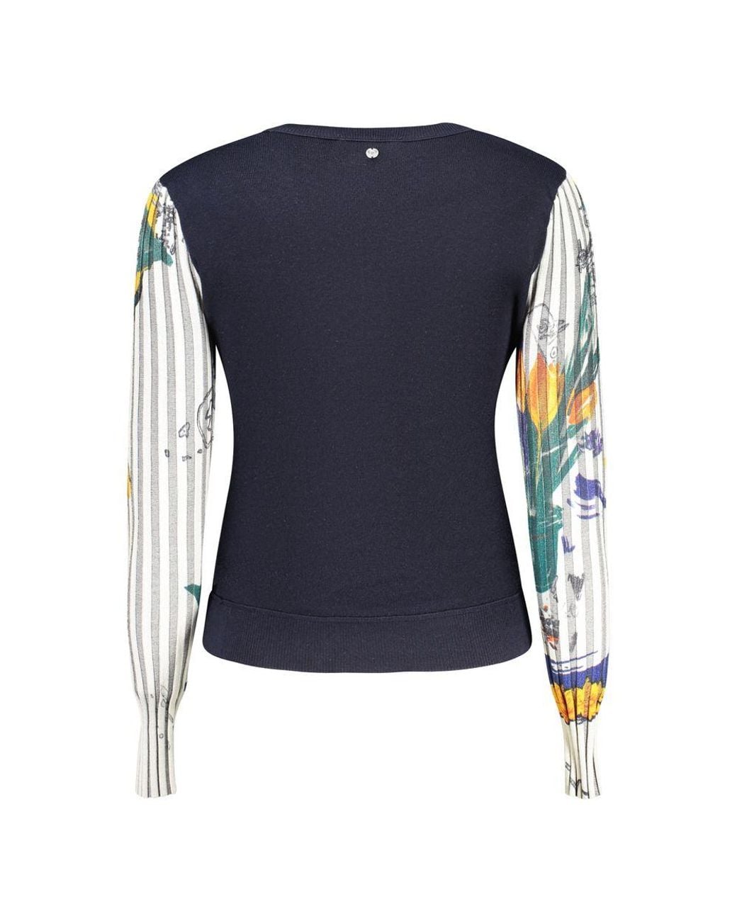 Desigual Blue Wool Sweatshirt