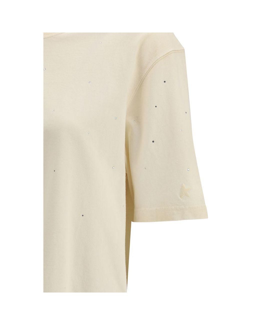 Golden Goose Deluxe Brand Natural Beige Cotton T