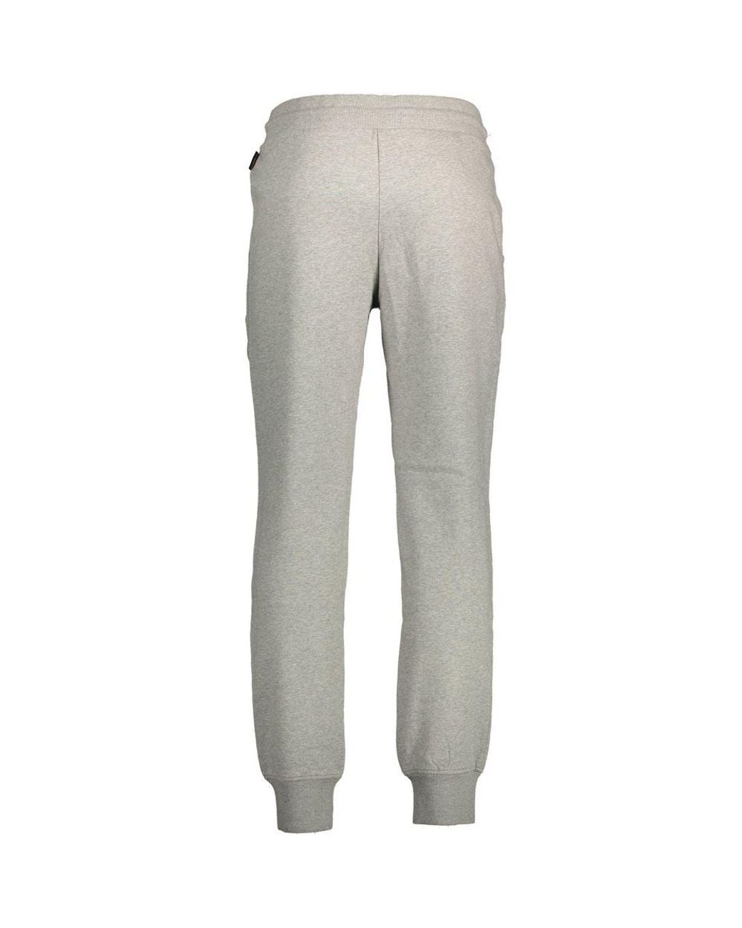 Napapijri Gray Cotton Men's Sweatpants for men