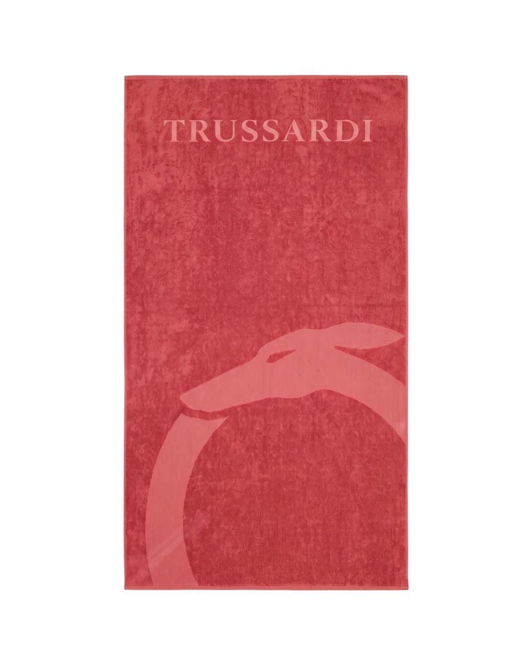 Trussardi Beachwear Red Cotton Other for men