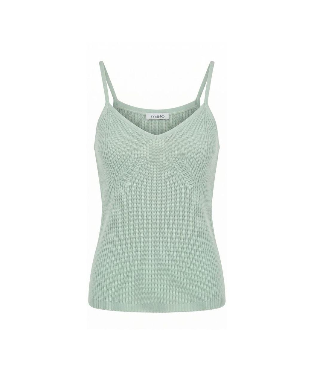 Malo Green Wool Tank