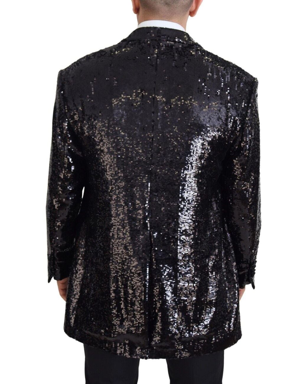 Dolce & Gabbana Black Elegant Single Breasted Blazer for men