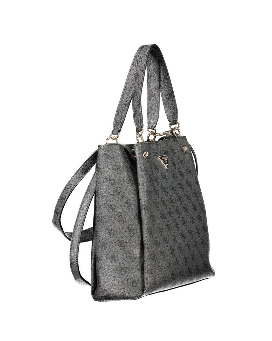 Guess Gray Black Polyurethane 's Bag