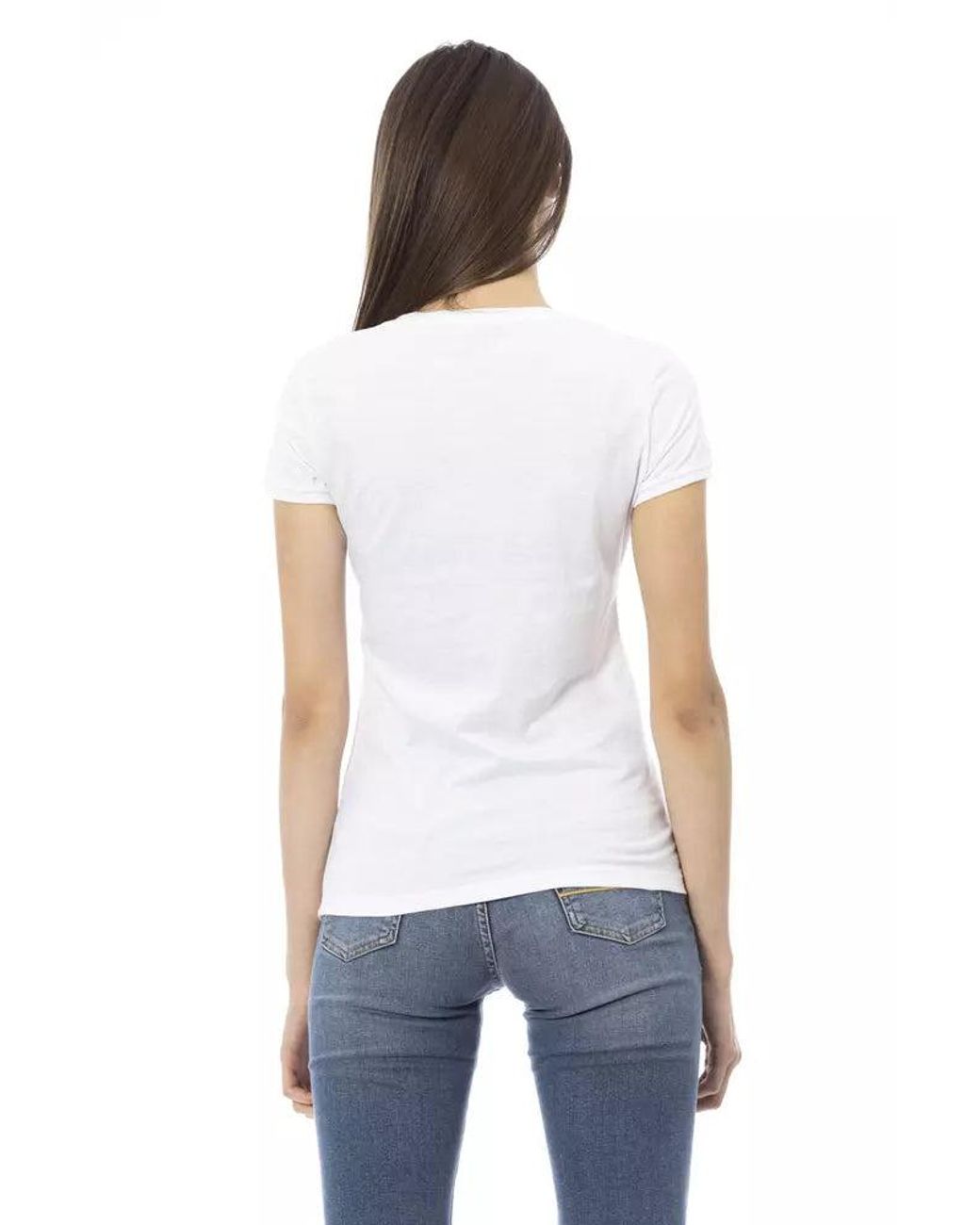 TRUSSARDI ACTION White Cotton 's Top