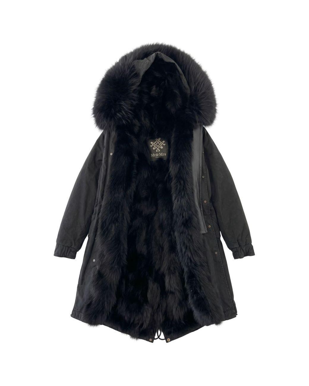MR & MRS Black Cotton Jacket