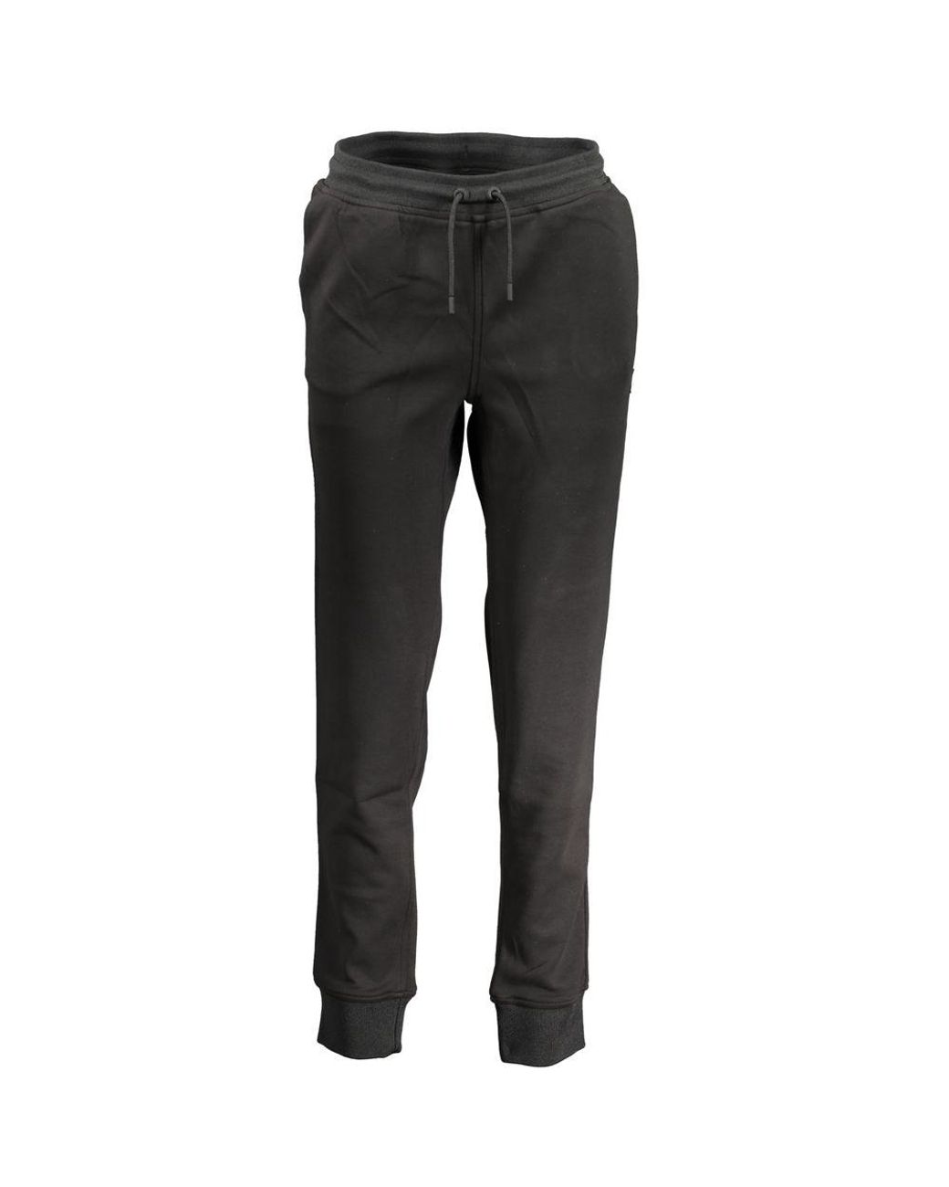 K-Way Gray Black Cotton Pant - Xs
