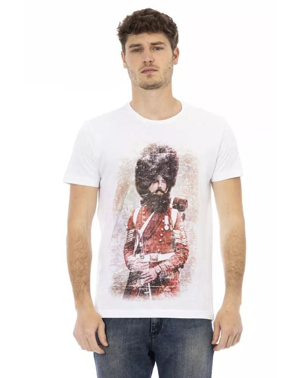 TRUSSARDI ACTION White Cotton Men T for men