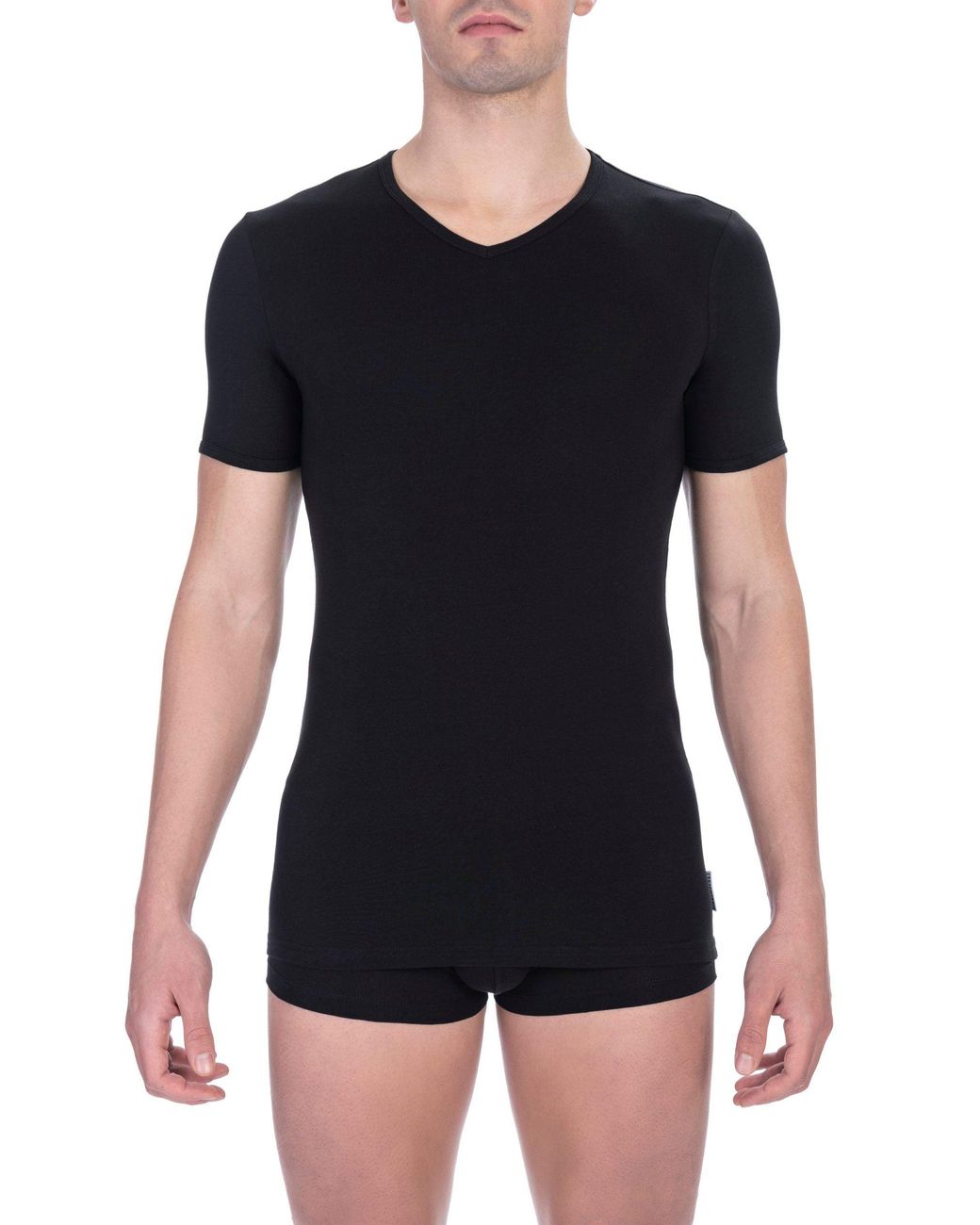 Bikkembergs Black Cotton Men T for men