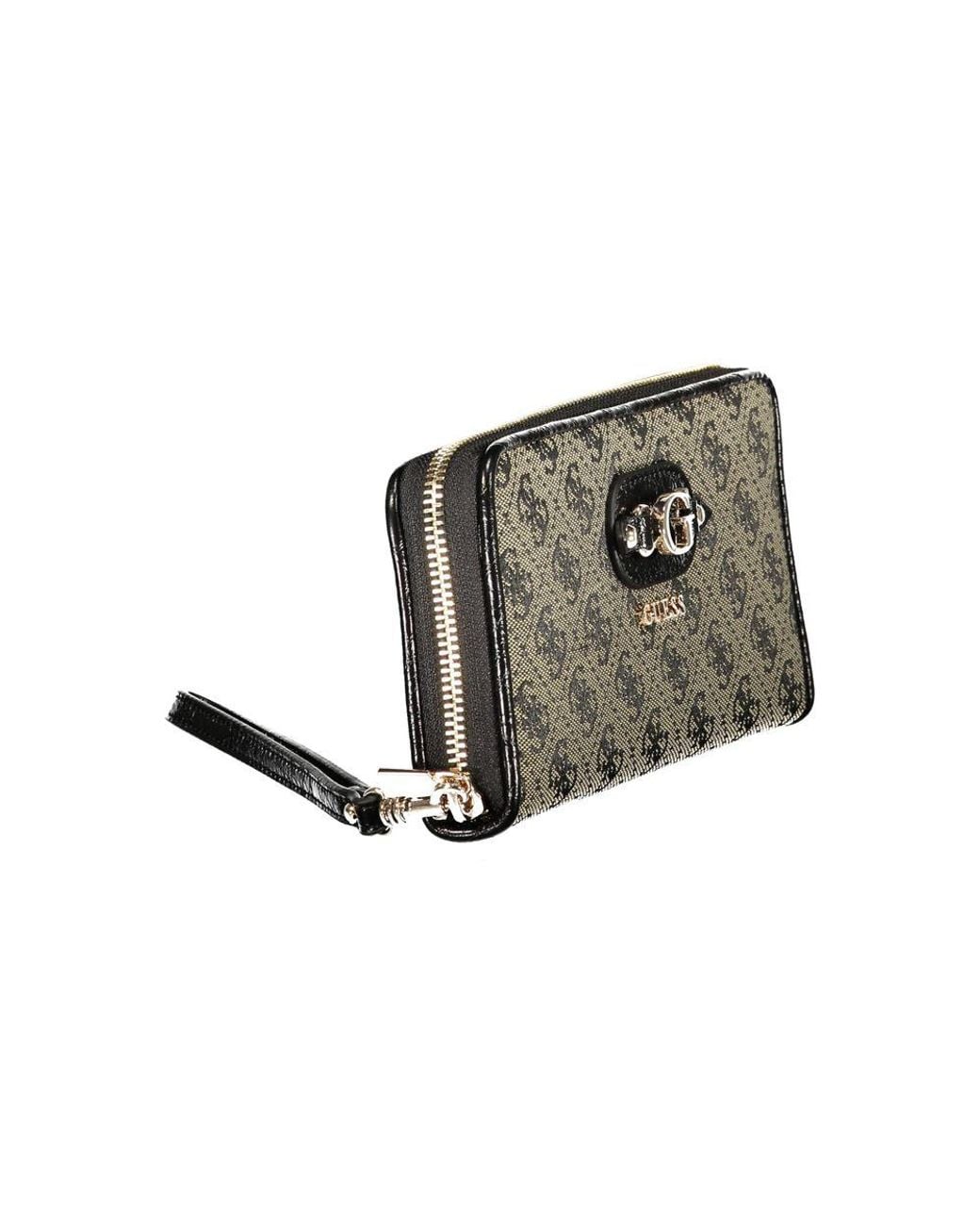 Guess Green Black Polyester Wallet