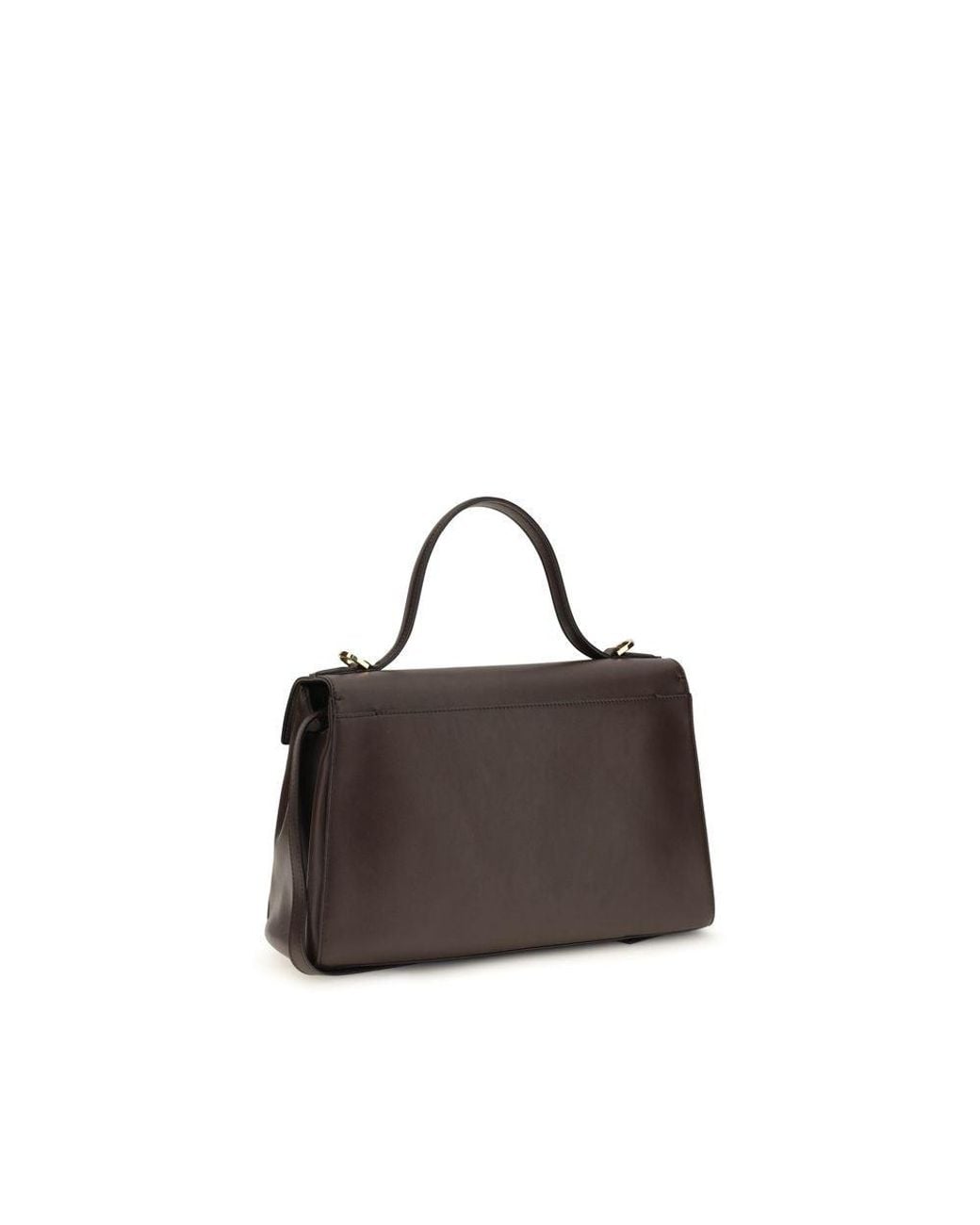 SAVETTE Brown Calf Leather Bos Taurus Handbag