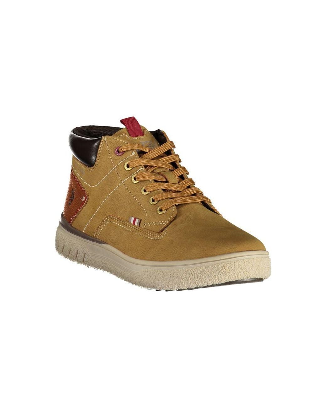 U.S. POLO ASSN. Brown Polyurethane Men's Sneaker for men