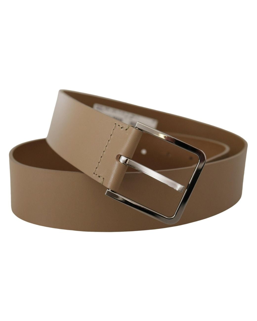 Dolce & Gabbana Black Leather Belt Minimalist Style for men
