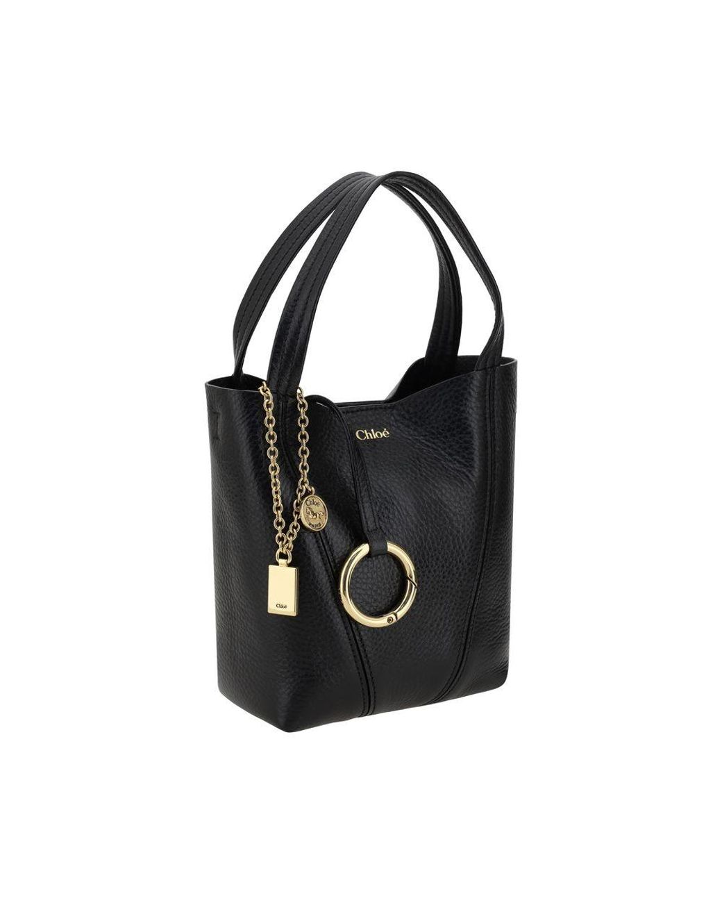 Chloé Black Calf Leather Bos Taurus Shoulder Bag for men