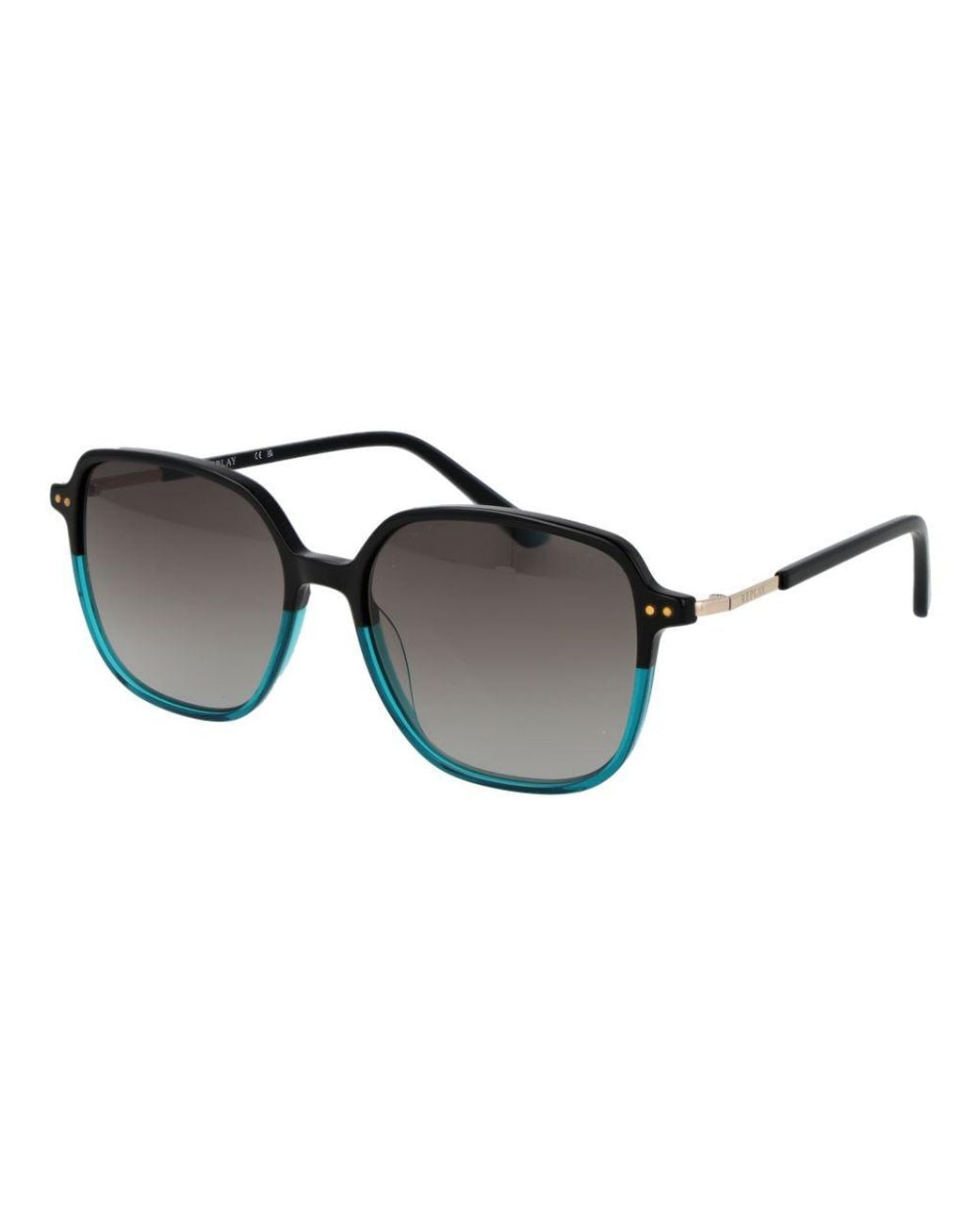 Replay Black Plastic Sunglasses