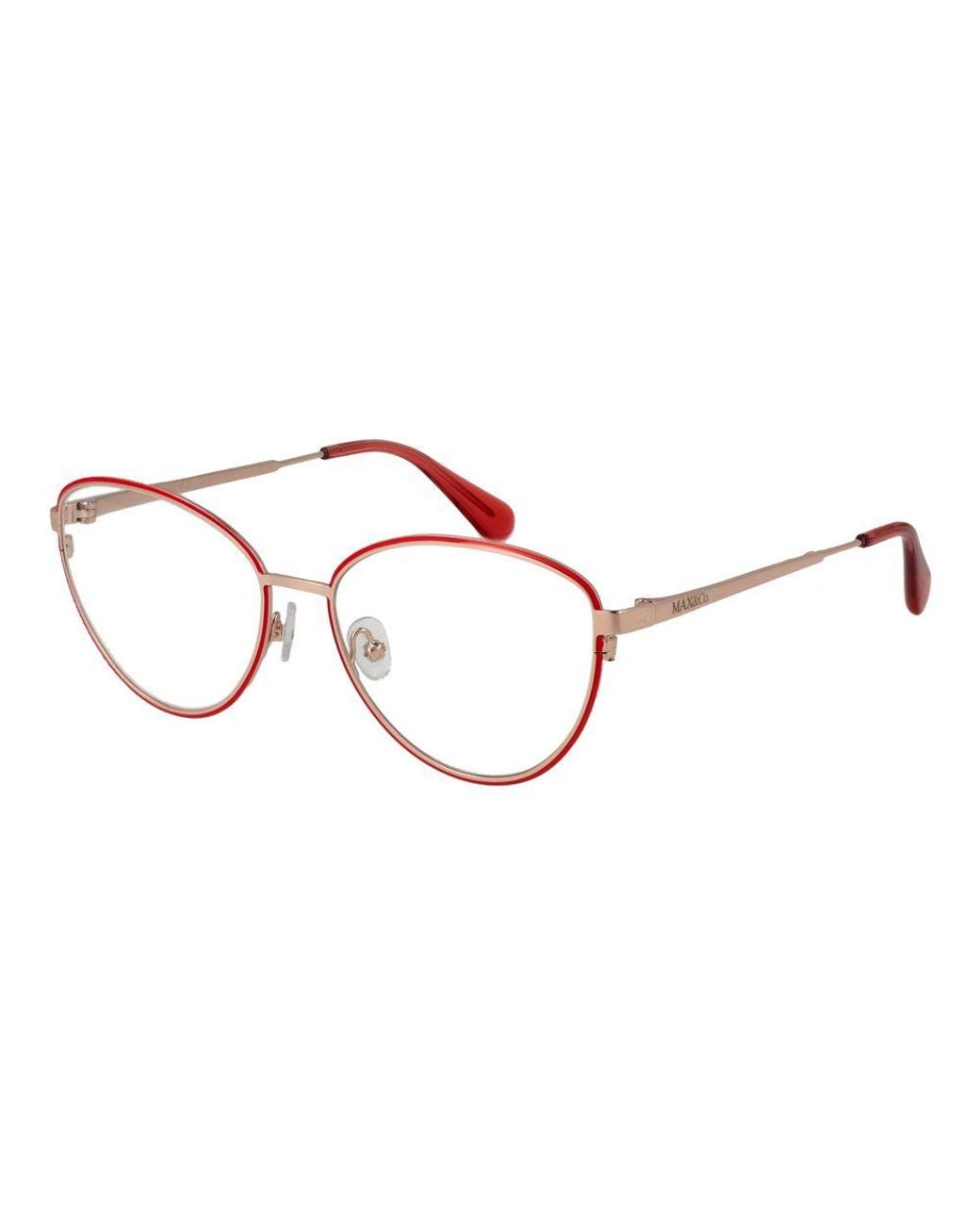 MAX&Co. Red Metal Glasses (frames)