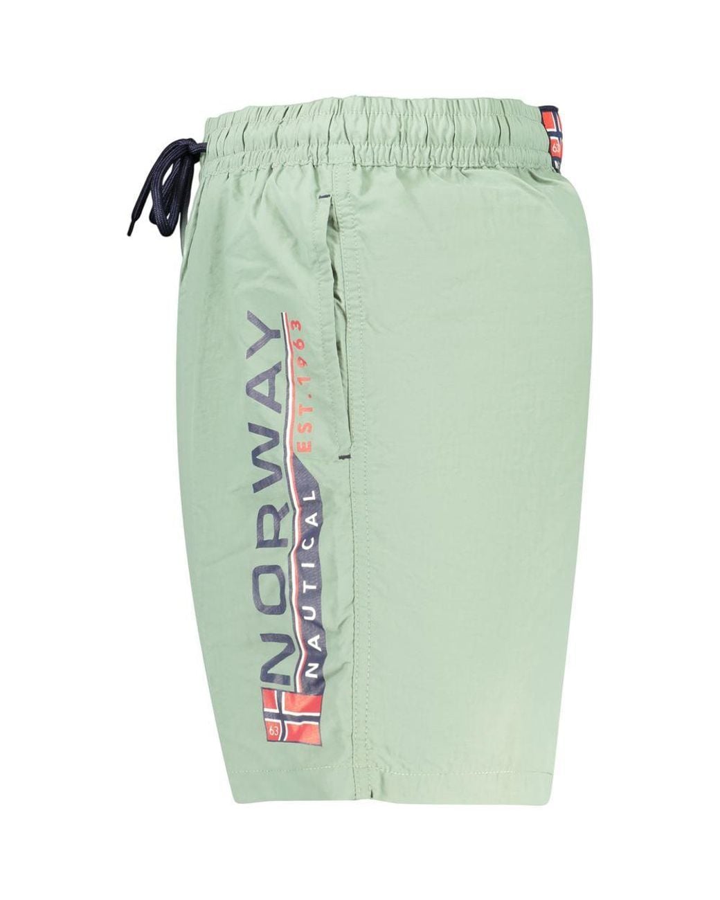Norway 1963 Green Polyamide Men's Swimwear for men