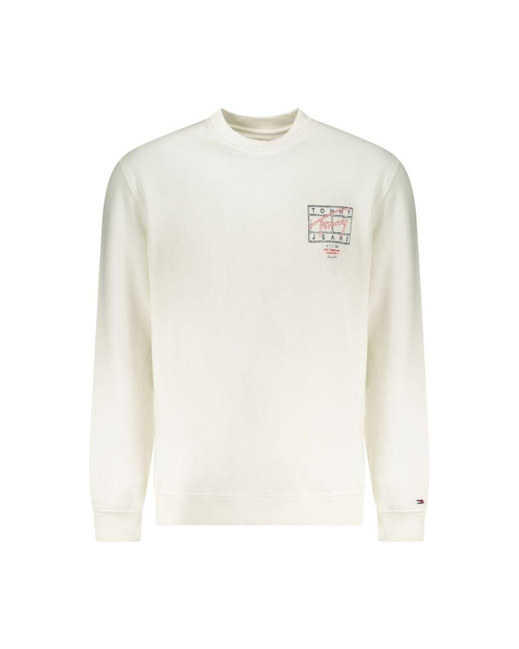 Tommy Hilfiger White Cotton Sweatshirt Clothing for men