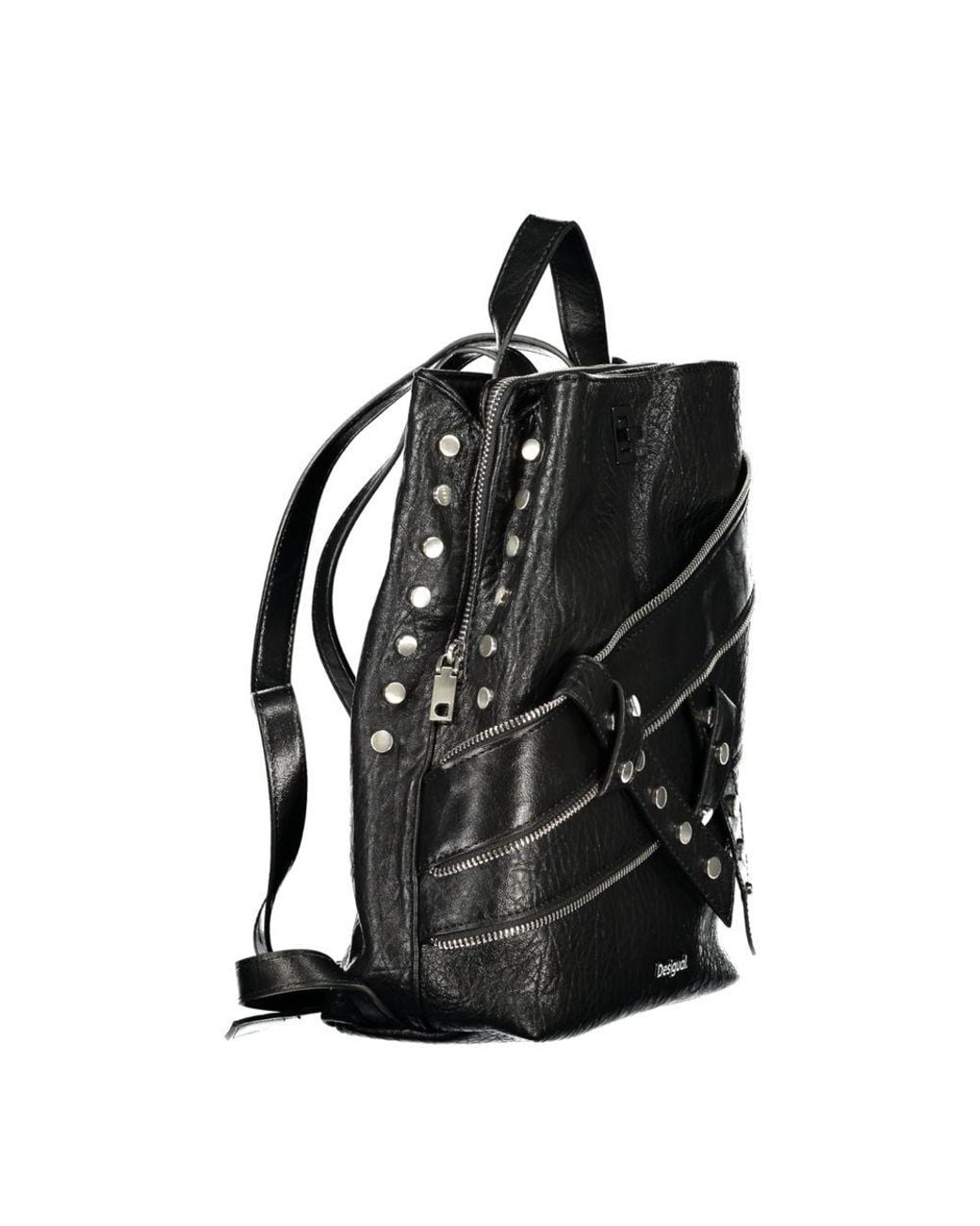 Desigual Black Polyurethane 's Backpack